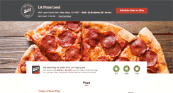 Desktop Screenshot of pizzalandvalleyvillage.com